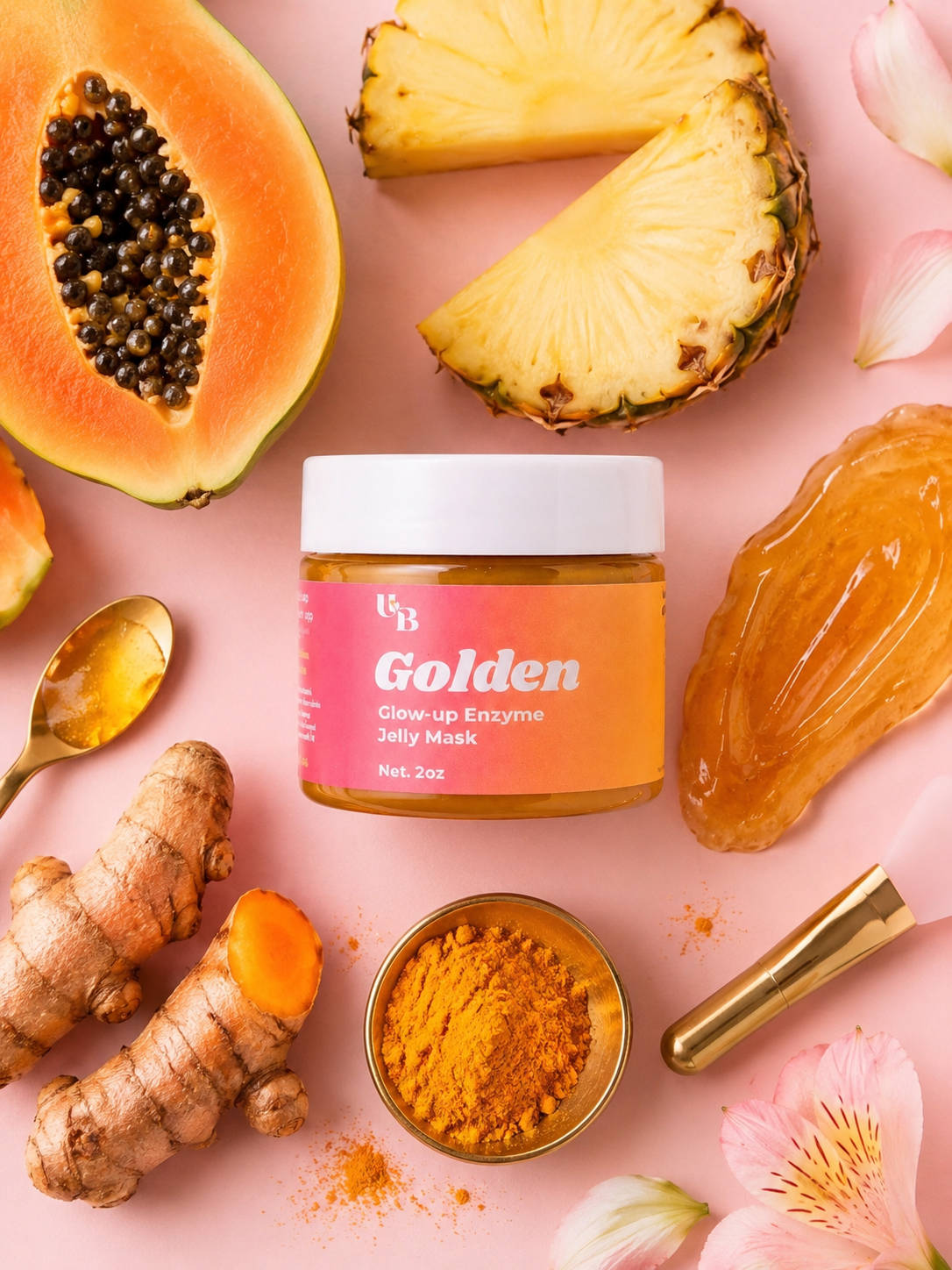Golden Enzyme Jelly Mask
